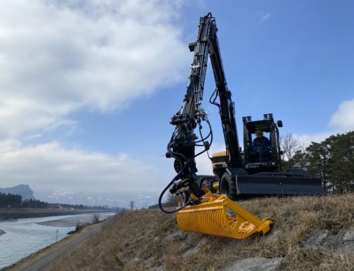 Neuer Mobilbagger für das Rheinunternehmen