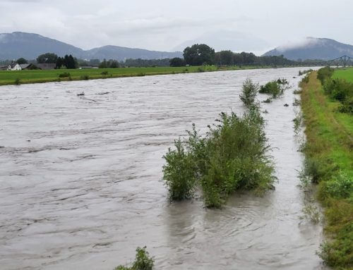 Hochwasserspitze für heute nach Mittag erwartet – Dammkontrollen nehmen die Arbeit auf