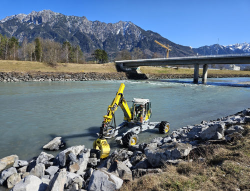 Unterhalt Blockwurf Alpenrhein – Abschnitt Buchs bis Sevelen, Rhein km 44+200 – km 50+400